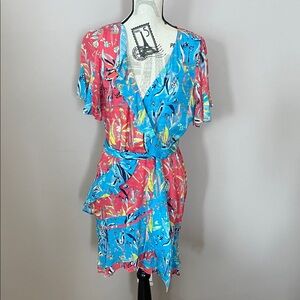 Tanya Taylor Silk Floral Dress